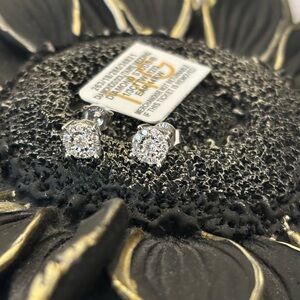 Diamond Stud Earrings